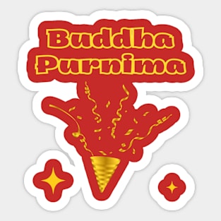 Indian Festivals - Buddha Purnima Sticker